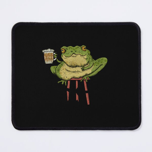 Item preview, Toad on a Stool Drinking Beer Funny designed and sold by djentomamatel.