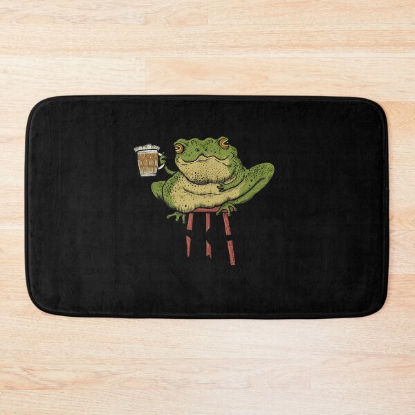 Item preview, Toad on a Stool Drinking Beer Funny designed and sold by djentomamatel.