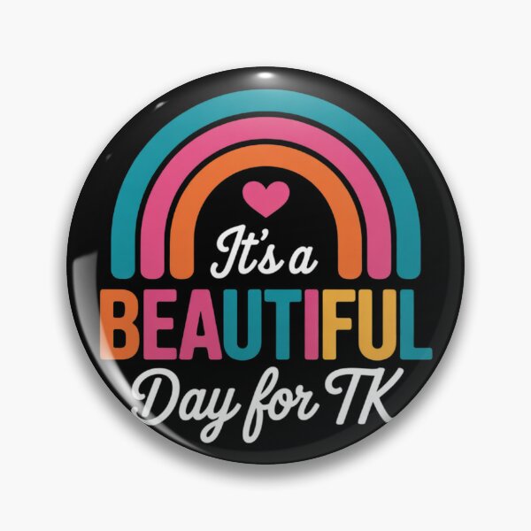 Item preview, It’s a Beautiful Day For TK Teacher Rainbow Learning Student designed and sold by NailMolisa.