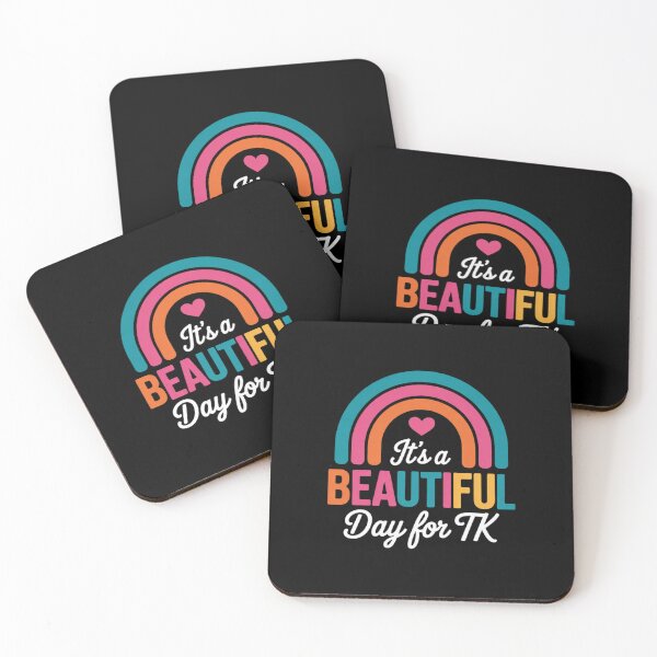 Item preview, It’s a Beautiful Day For TK Teacher Rainbow Learning Student designed and sold by NailMolisa.
