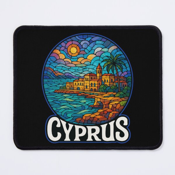 Item preview, Cyprus Country Island Stained Glass designed and sold by TomFrontierArt.