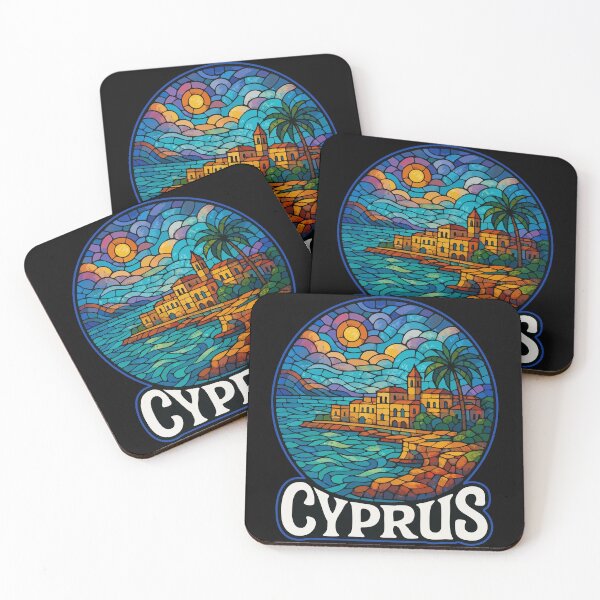 Item preview, Cyprus Country Island Stained Glass designed and sold by TomFrontierArt.