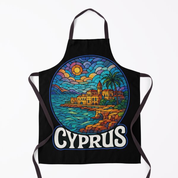 Item preview, Cyprus Country Island Stained Glass designed and sold by TomFrontierArt.