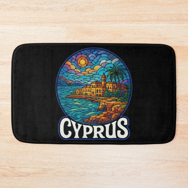 Item preview, Cyprus Country Island Stained Glass designed and sold by TomFrontierArt.