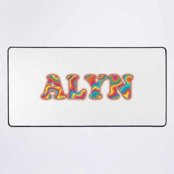 Item preview, ❤️ Alyn Personalized Name Wavy Retro Shirt, Coffee Mug, Sticker Gift designed and sold by HelixPedia.
