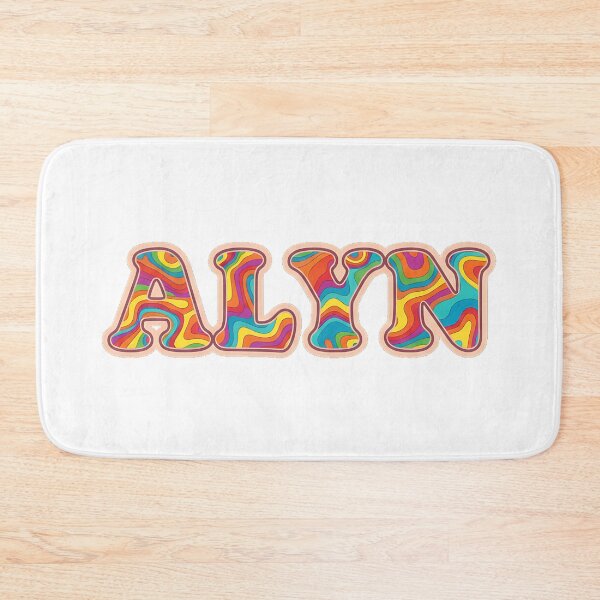 Item preview, ❤️ Alyn Personalized Name Wavy Retro Shirt, Coffee Mug, Sticker Gift designed and sold by HelixPedia.