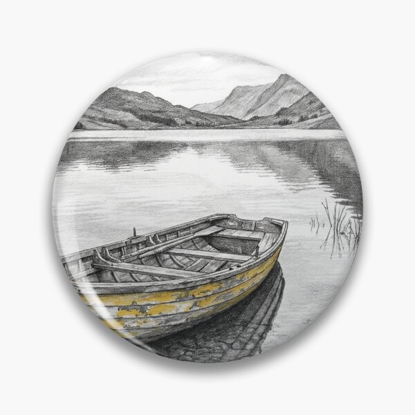 Artikelvorschau, Gelbes Schleppboot entworfen und verkauft von Highland-AI-Art.