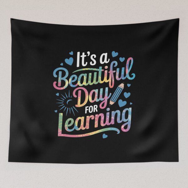 Item preview, It's Beautiful Day For Learning Tie Dye Back To School designed and sold by NailMolisa.