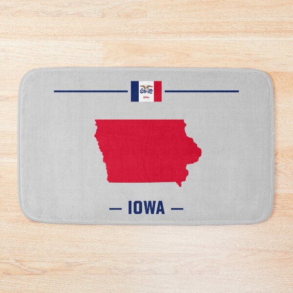 Item preview, Iowa State Silhouette - Patriotic Red & Blue Heritage Edition designed and sold by mashmosh.
