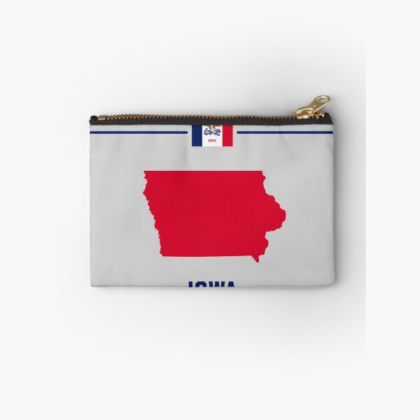Item preview, Iowa State Silhouette - Patriotic Red & Blue Heritage Edition designed and sold by mashmosh.