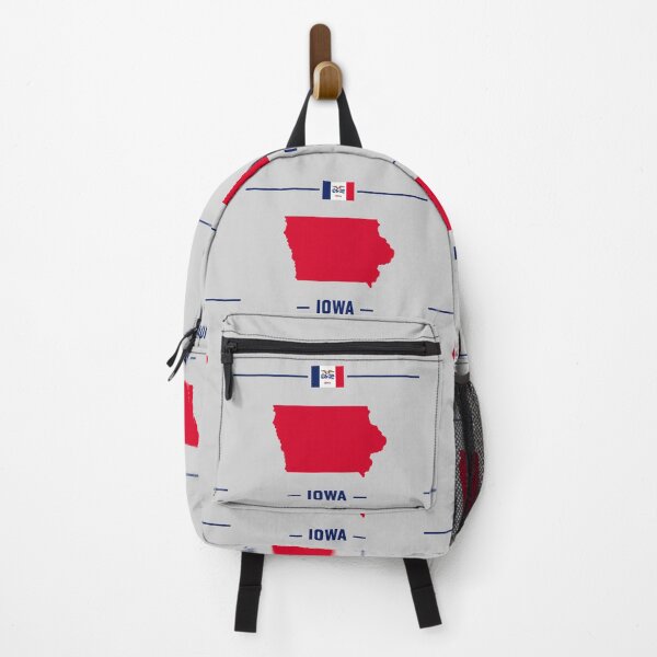 Item preview, Iowa State Silhouette - Patriotic Red & Blue Heritage Edition designed and sold by mashmosh.