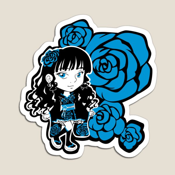 Wa-Lolita Blue Rose Magnet
