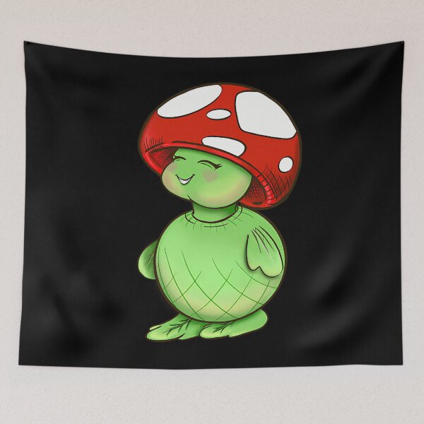 Item preview, Toady the Toadstool Cute Character designed and sold by djentomamatel.