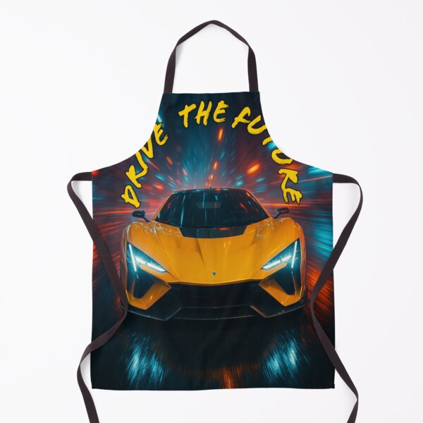 Item preview, Yellow Sports Car in Futuristic Tunnel designed and sold by LaraVisionsArts.