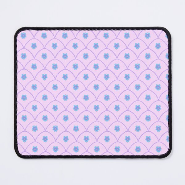 Item preview, Pastel Scallop Floral Pattern | Blue & Lavender Mermaid Inspired Repeat Pattern designed and sold by alanamaeart.