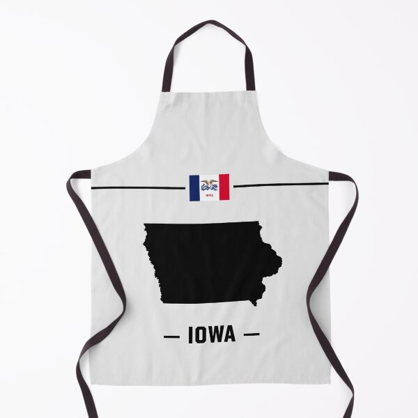 Item preview, Classic Iowa State Silhouette - Minimalist Pride Map Design designed and sold by mashmosh.