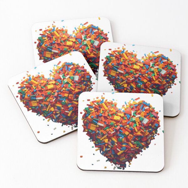 Item preview, Heart of Building Blocks T-Shirt | Playful Love Aesthetic Tee T-Shirt designed and sold by pinkuthink.