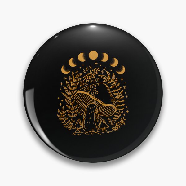 Item preview, Dark Academia Moon and Mushrooms designed and sold by djentomamatel.