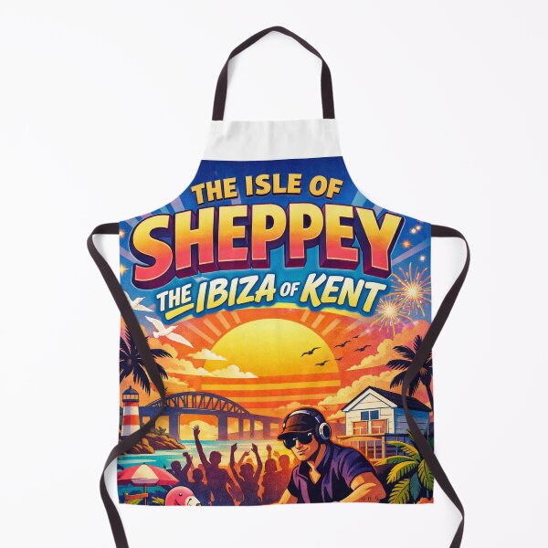 Item preview, The Isle of Sheppey – The Ibiza of Kent | Funny UK Seaside Summer Art designed and sold by GarnerSupplyCo.