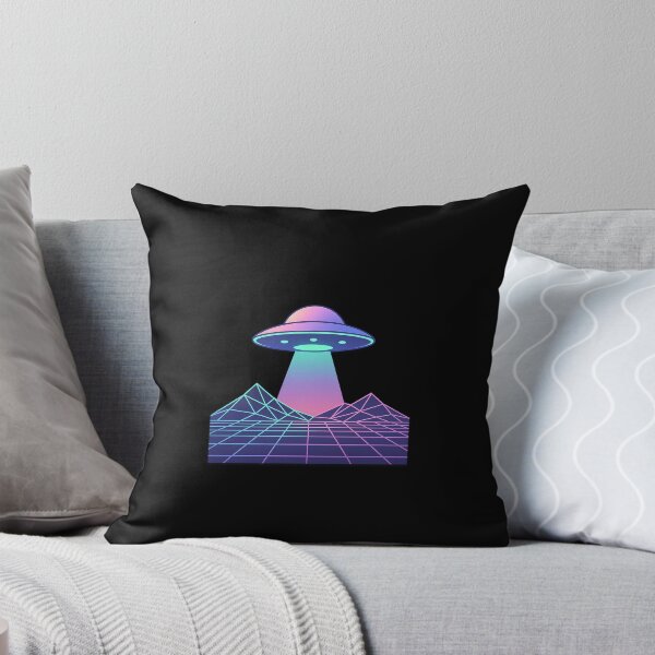 Item preview, Retro UFO Grid Landscape designed and sold by Le Grand Requin.