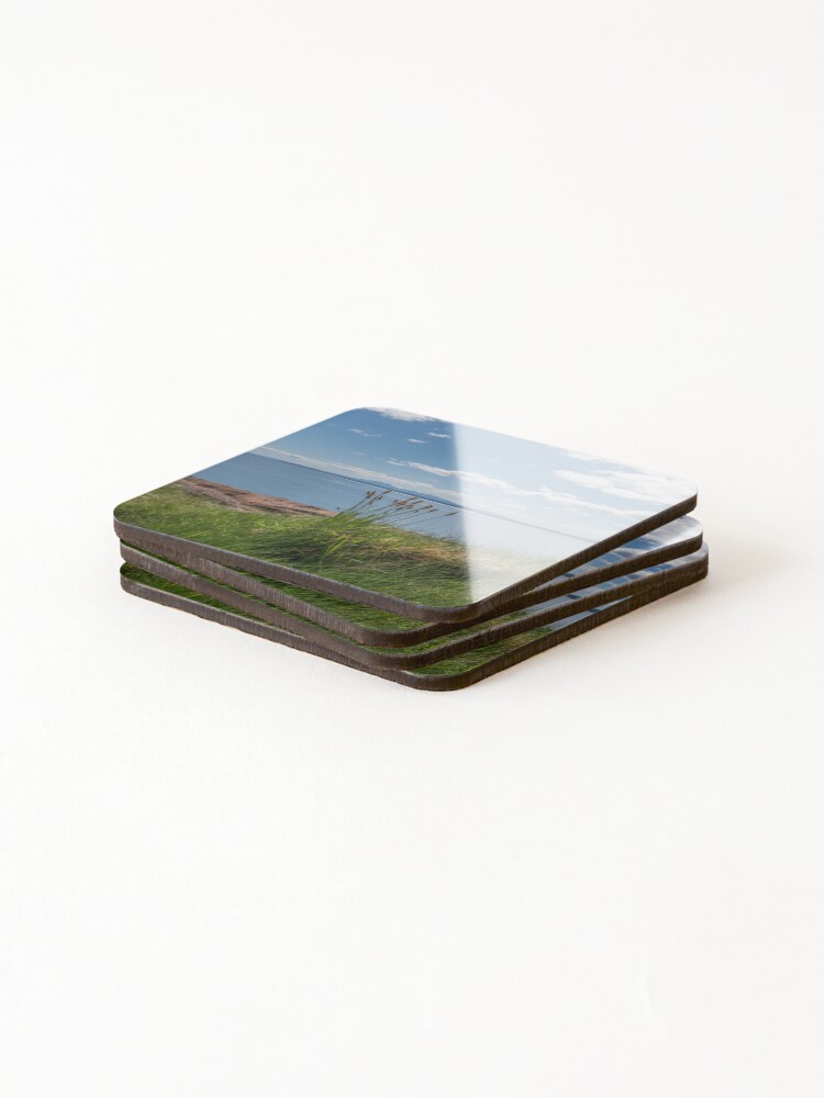 Thumbnail 4 of 5, Coasters (Set of 4), Wemyss Bay Shore Rushes designed and sold by RJWImages.