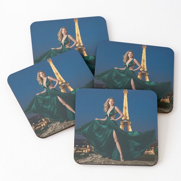 Item preview, Emerald Enchantress at the Eiffel Tower designed and sold by SunsetAngelsAI.