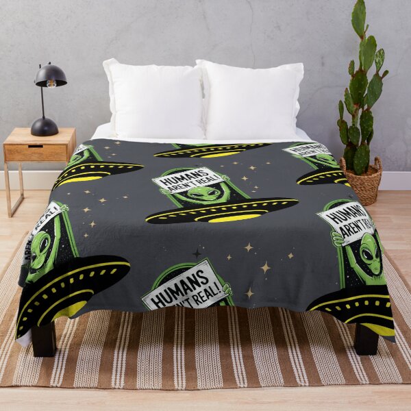 Item preview, Humans aren’t real-Ufo alien illustration designed and sold by Szpaku desart .