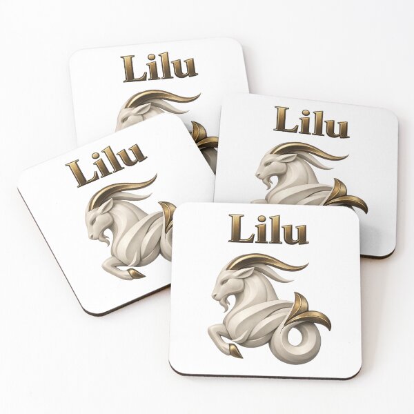 Item preview, Lilu Capricorn Zodiac Name Goat Goddess Design designed and sold by AlexLineArt.