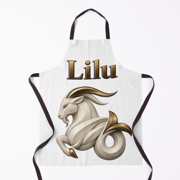 Item preview, Lilu Capricorn Zodiac Name Goat Goddess Design designed and sold by AlexLineArt.
