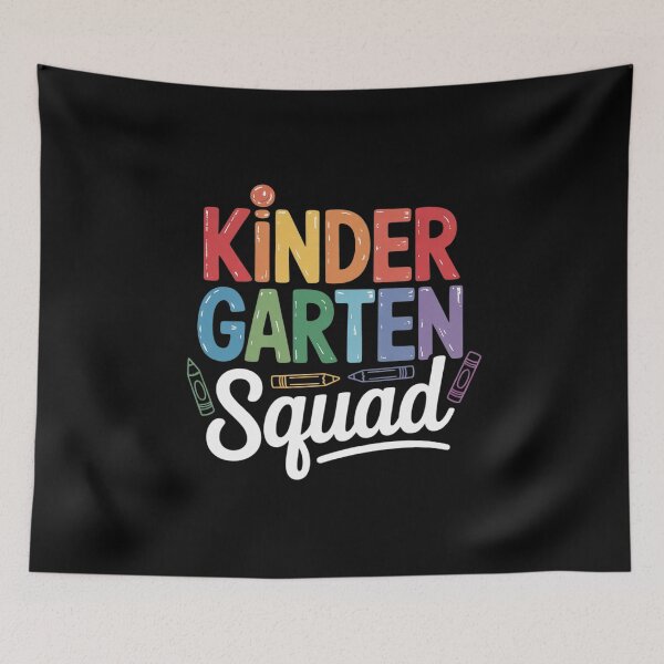 Item preview, Kindergarten Squad Team Crew Teacher Back to School designed and sold by NailMolisa.