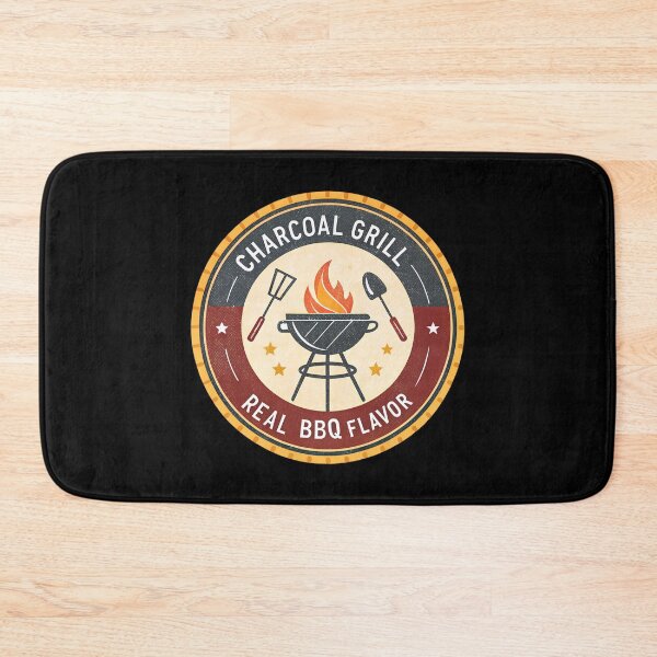Item preview, Charcoal Grill Vintage BBQ Badge | Retro Americana Grill Master Design designed and sold by VividOrganica.