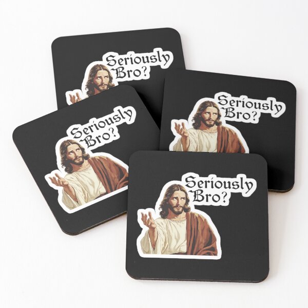 Artikelvorschau, Im Ernst, Bruder? Jesus-Meme-Aufkleber entworfen und verkauft von zuzzelek44.