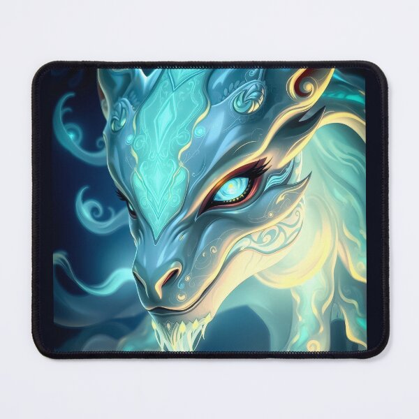 Item preview, Radiant Azure Spirit Dragon of the Celestial Realms designed and sold by ArtMorphStudio.