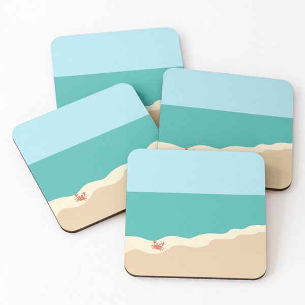 Item preview, Beach with a little crab designed and sold by Aloloco.