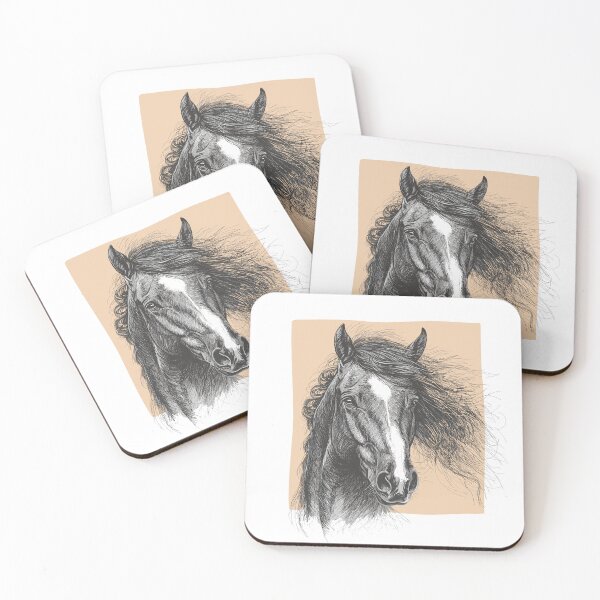 Item preview, Modern Horse Art - Abstract Equestrian Design designed and sold by ArthousePromos.