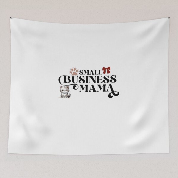 Item preview, Small Business Mama Cat Lover | Cute Mom Entrepreneur Cat Art designed and sold by Fouziaart08.