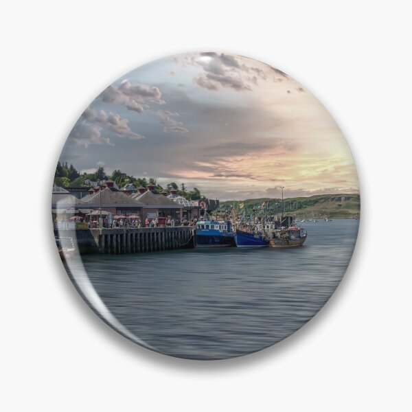 Item preview, Sunset over Oban Fishing Boats designed and sold by RJW Images.