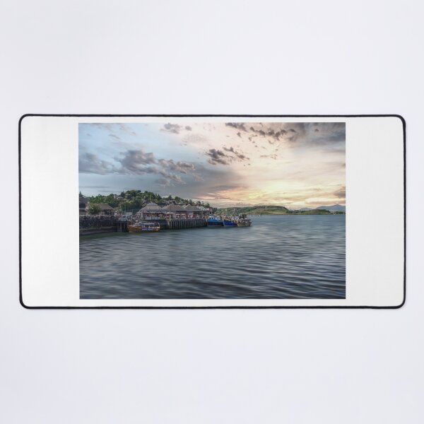 Item preview, Sunset over Oban Fishing Boats designed and sold by RJW Images.