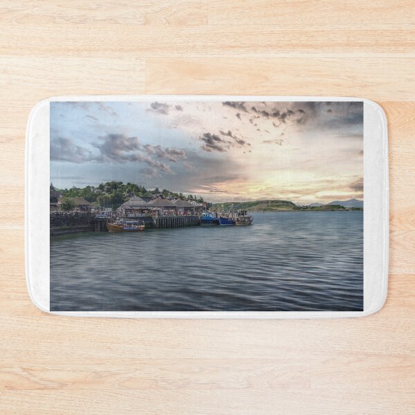 Item preview, Sunset over Oban Fishing Boats designed and sold by RJW Images.