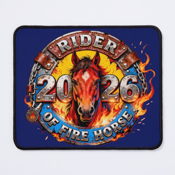 Item preview, Fire Horse Rider – 2026 Horseman Of Time designed and sold by Abeshinobi.