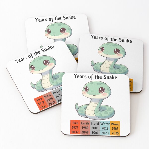 Item preview, Chinese Zodiac Snake Years | Boopable Animal Design designed and sold by Pets & Memes & Stuff.