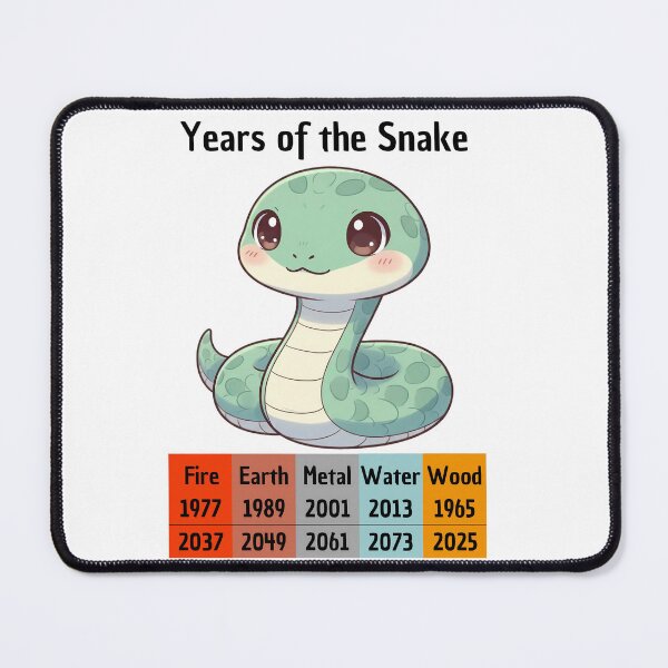 Item preview, Chinese Zodiac Snake Years | Boopable Animal Design designed and sold by Pets & Memes & Stuff.
