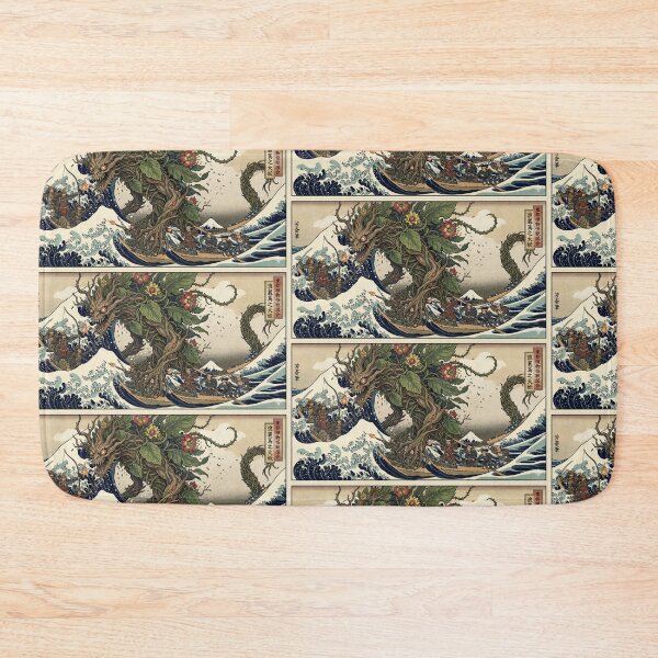 Item preview, The Tidal Bloom: Samurai Standoff Against the Flora Leviathan designed and sold by Dangomaru.