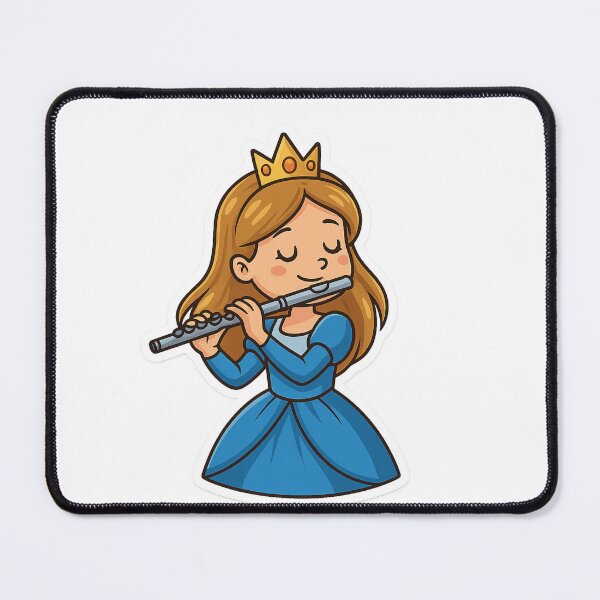 Item preview, Princess with a transverse flute designed and sold by Silviasax .