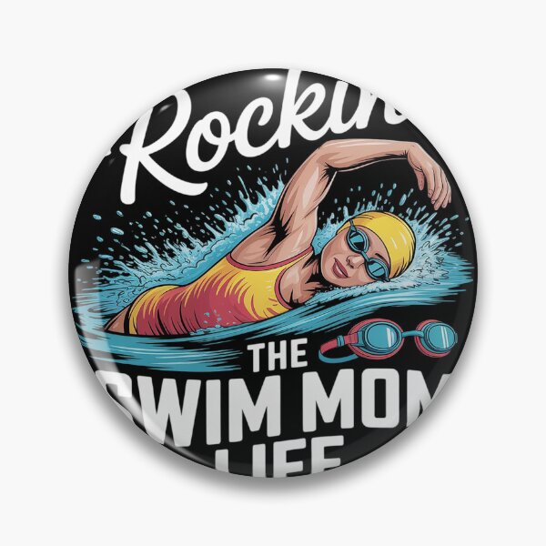 Artikelvorschau, Schwimmmutter rockt das Leben als Schwimmmutter entworfen und verkauft von MyzoToyota.