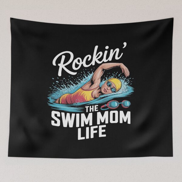Artikelvorschau, Schwimmmutter rockt das Leben als Schwimmmutter entworfen und verkauft von MyzoToyota.