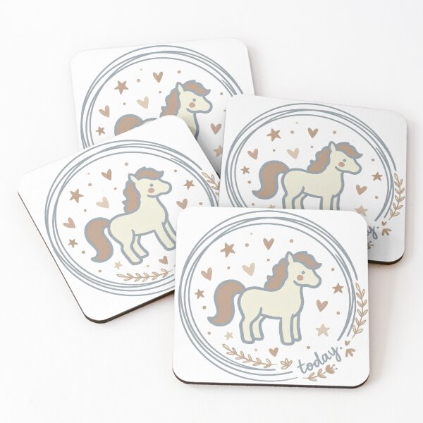 Item preview, Circled Today Pony-Cream designed and sold by miniqing.