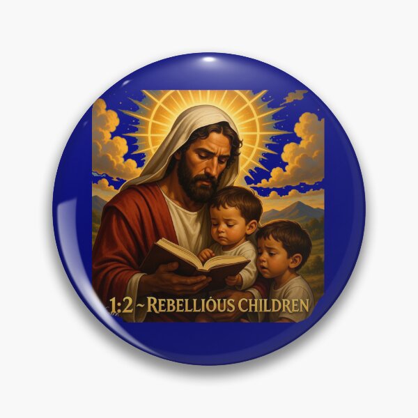 Item preview,   Isaiah 1:2 – Rebellious Children | 3D Biblical Illustration of Divine Love, designed and sold by PaintMeWorld.