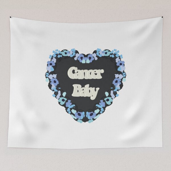 Item preview, Cancer Baby Star Sign Love Heart Birthday Cake designed and sold by FreeOrca.