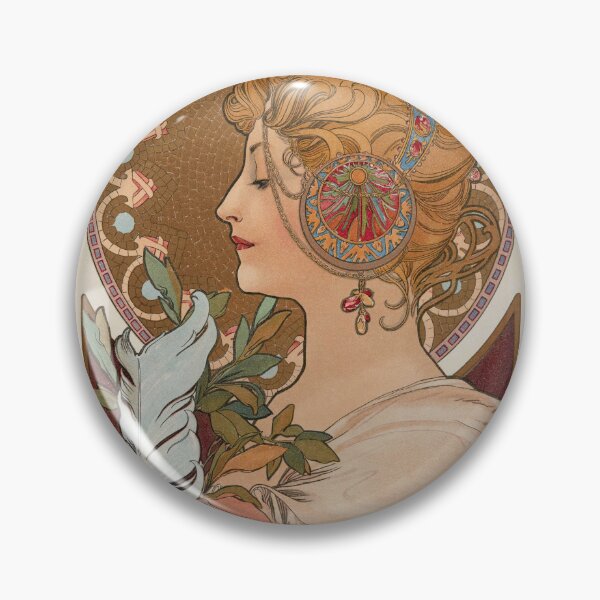 Item preview, La Plume by Alphonse Mucha designed and sold by Matthew Kinnersly.